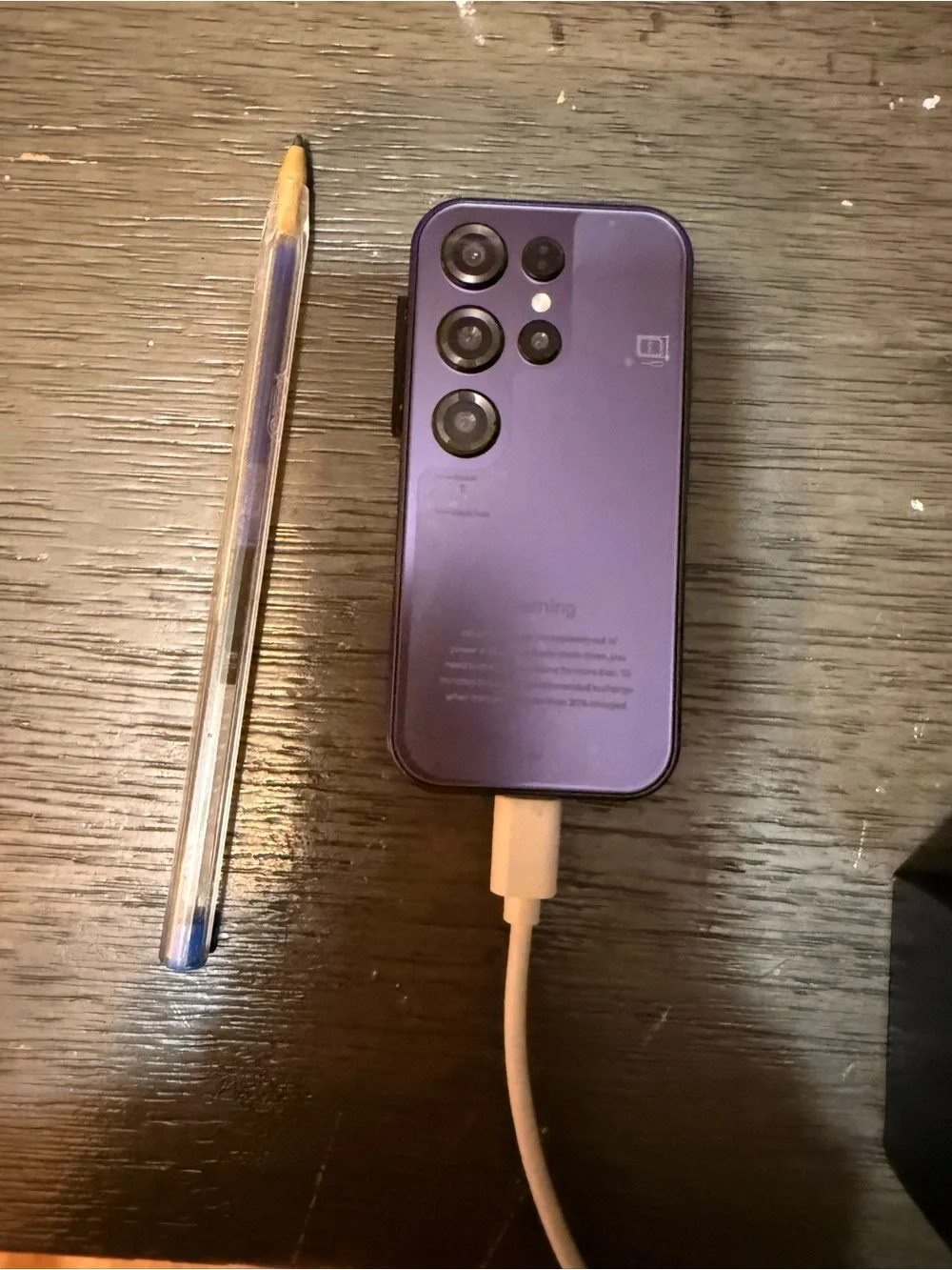 Purple Mini Cell Phone with Charging Cable and head phones unlocked- Unbranded